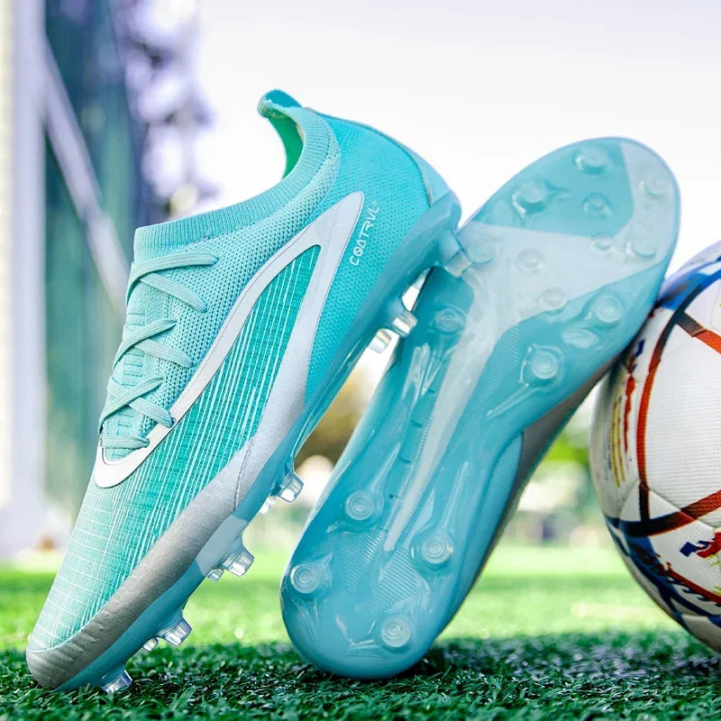 New Men Soccer Shoes Sport Cleats Adult Breathable Non Slip Football Boots Outdoor Long Spikes Training Boys Match Comfortable