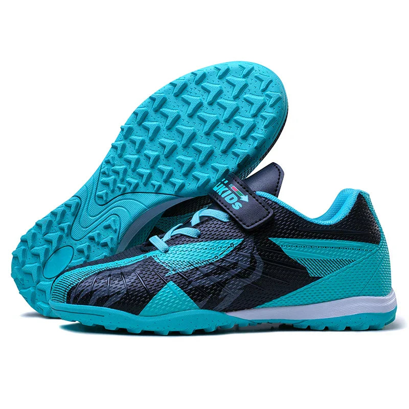 Kids Soccer Cleats Unisex Child Turf Soccer Shoes Indoor Youth Football Boots Artificial Ground Trainning Futsal Sneaker Outdoor