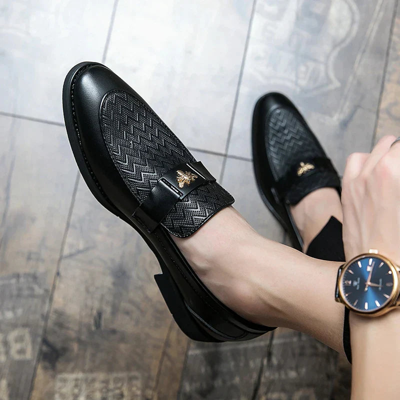 Fashion Size 6~13 Mens Dress Casual Leather Designer Wedding Mules Luxury Business Italian Slippers Loafers Oxford Shoes for Men
