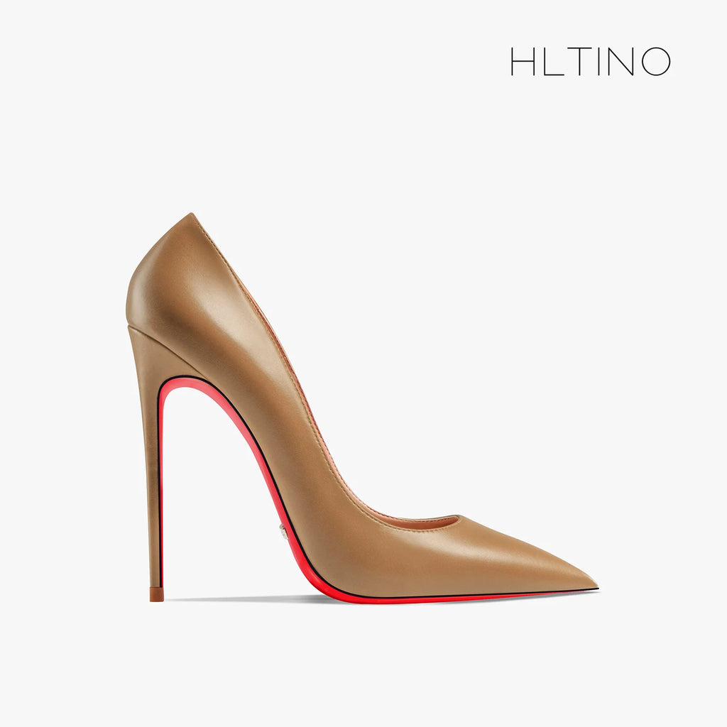Woman Shoes 2025 Luxury Brand Red sole Pumps Red Bottom Pointed Toe Designer High Heels Party Elegant Fashion Ladies Shoes 12cm
