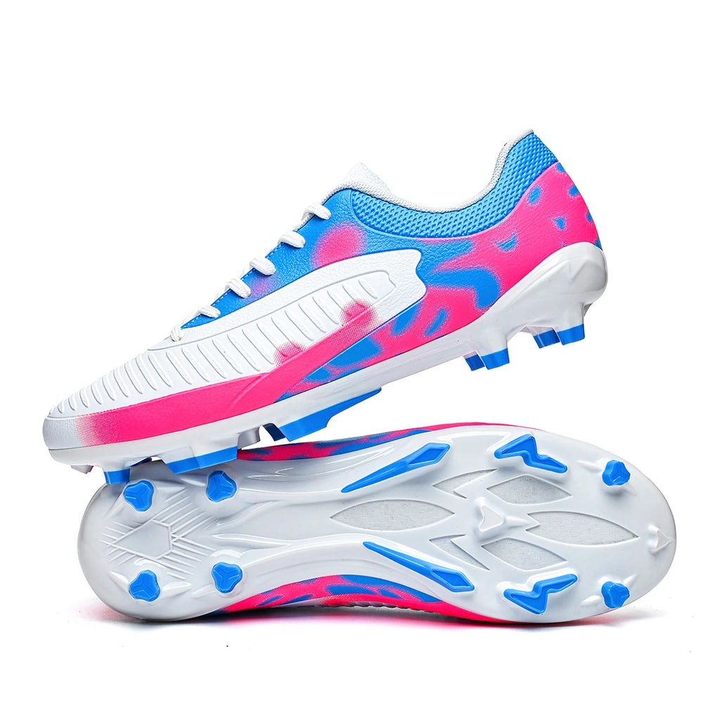 Training-specific AG/FG Soccer Boots, Breathable PU Upper, Abrasion-resistant TPU Sole, Optimized Stud Pattern for Enhanced Agi