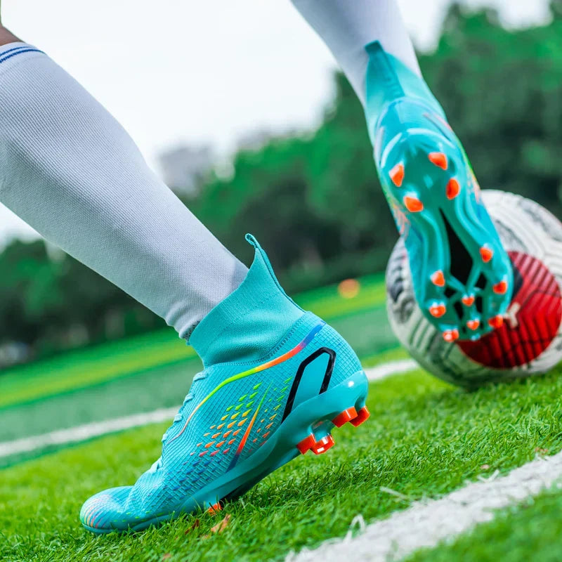 Men Football Boots Professional Turf Futsal Match Grass Unisex Outdoor Training Soccer Shoes Soccer Cleats Non-slip Breathable