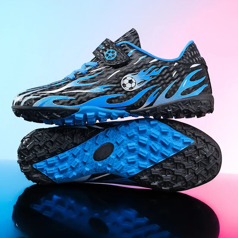 Children Football Boots Anti-slip Soccer Shoes Low-top Boy Ultralight Kid's High Quality Outdoor Grass Training Soccer Sneakers