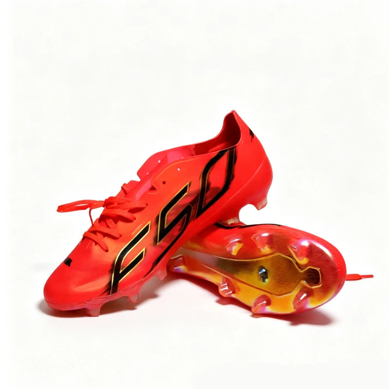 NEW High Quality Mens Soccer Shoes F50-evo Ultralight Non-Slip Turf Soccer Cleats FG Training Football Boots Chuteira Campo