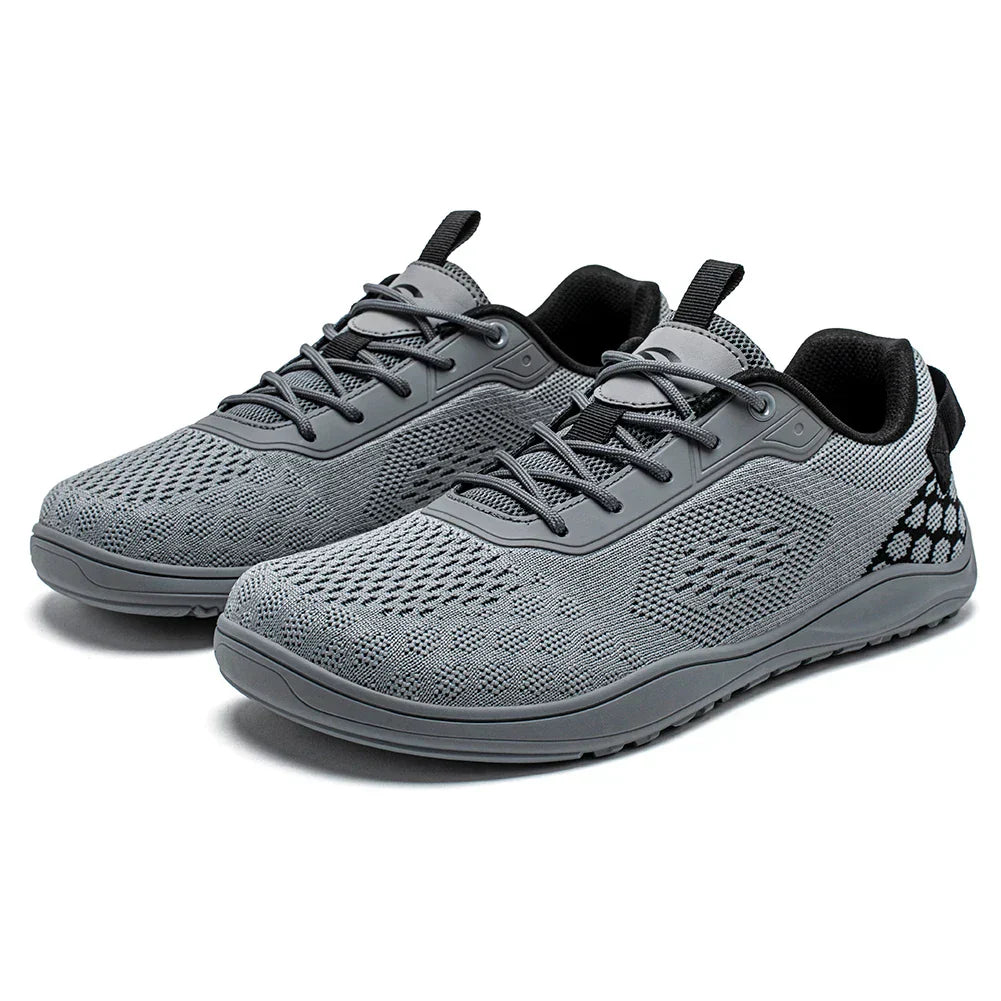 Knit Barefoot Shoes Unisex Zero Drop Wide Toe Sneaker Minimalist Breathable Causal Walking Shoes
