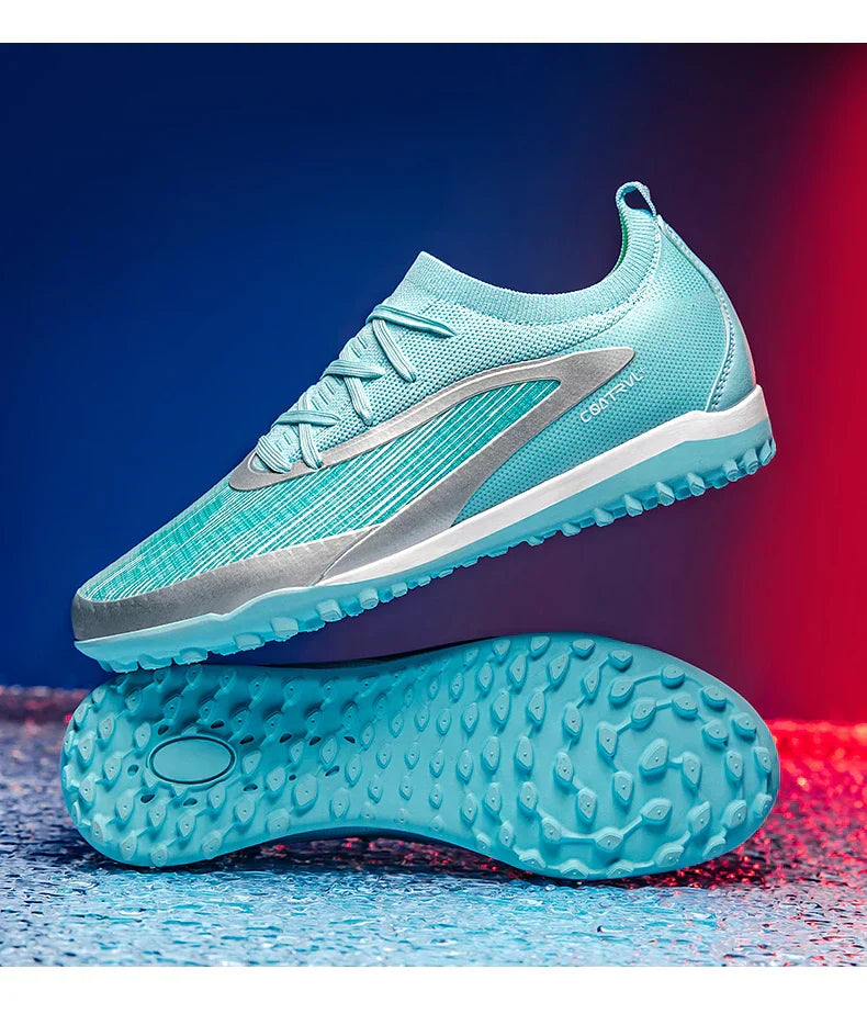 New Men Football Boots Sport Adult Long Spikes Soccer Shoes Training Outdoor Cleats Breathable Non Slip Boys Match Comfortable