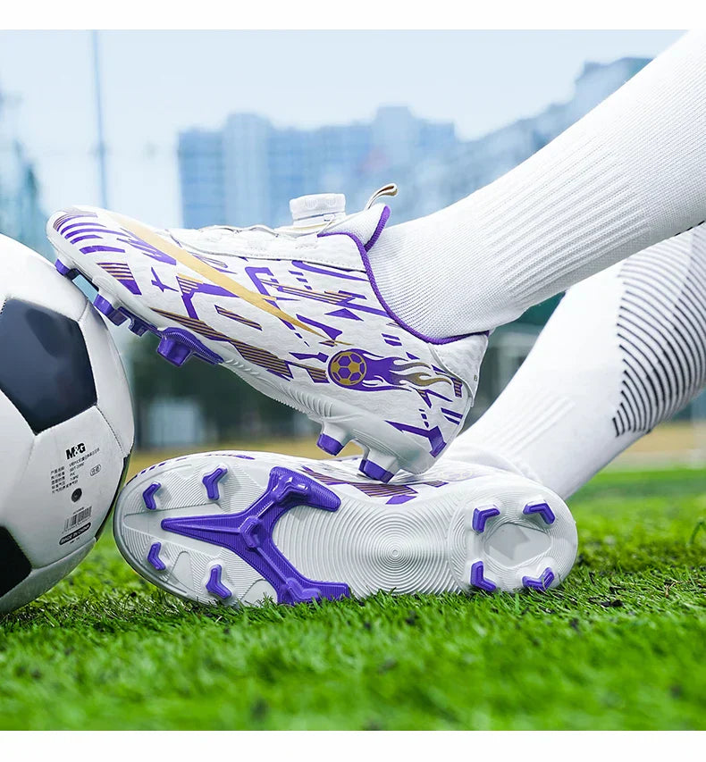 New Men Kids Soccer Shoes Football Boots Ultralight Match Grass Boys Professional Cleats Non-Slip Training Shoes Drop Shipping