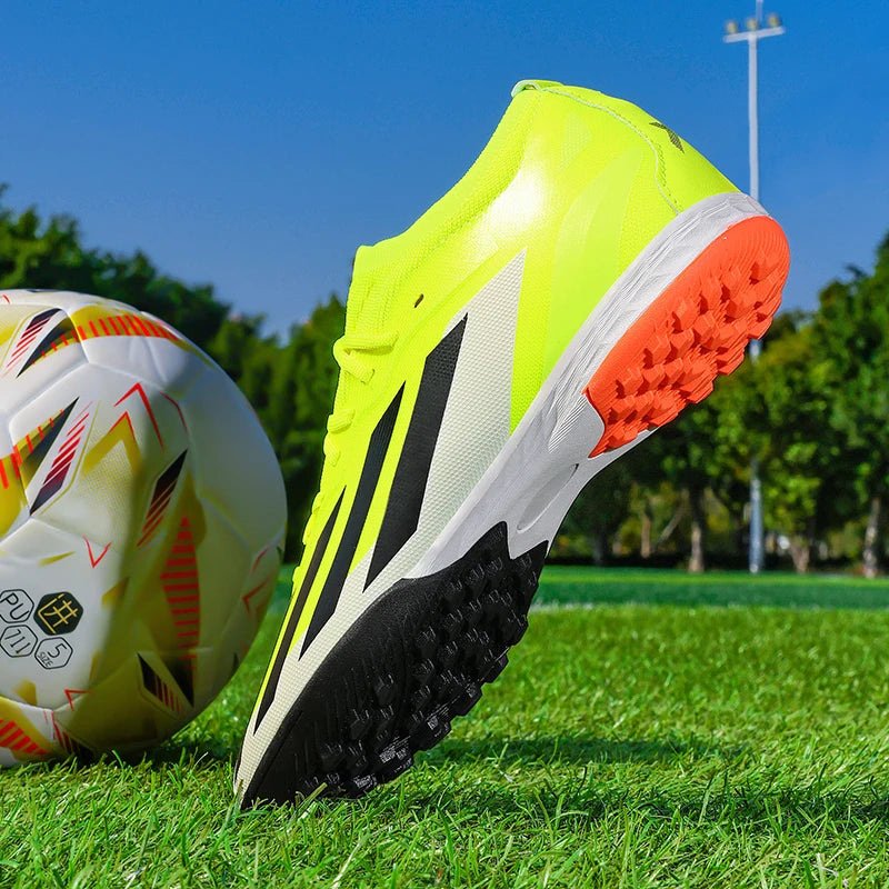New Men Football Boots Non-Slip High-quality Soccer Shoes Grass Cleats High-top Futsal Sneakers Match Indoor Hot-selling Outdoor