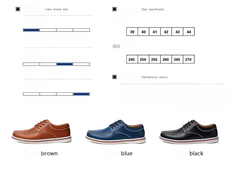 Men's casual business shoes flat shoes men's shoes handmade casual shoes British business people dress casual shoes plus size 47