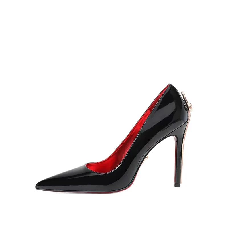 Designer Women Shoes Luxury Scepter Golden Sword High Heels 2026 Fashion Queen Pointed Head Stiletto High Heels Zapatos De Mujer