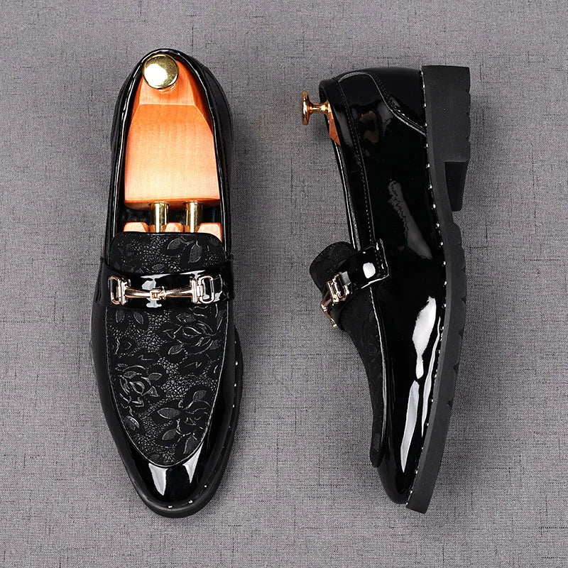 Mens Shoes Designer Handmade Wedding Leather British Dress Shoes Luxury Formal Business Driving Casual Shoes for Men New Loafers