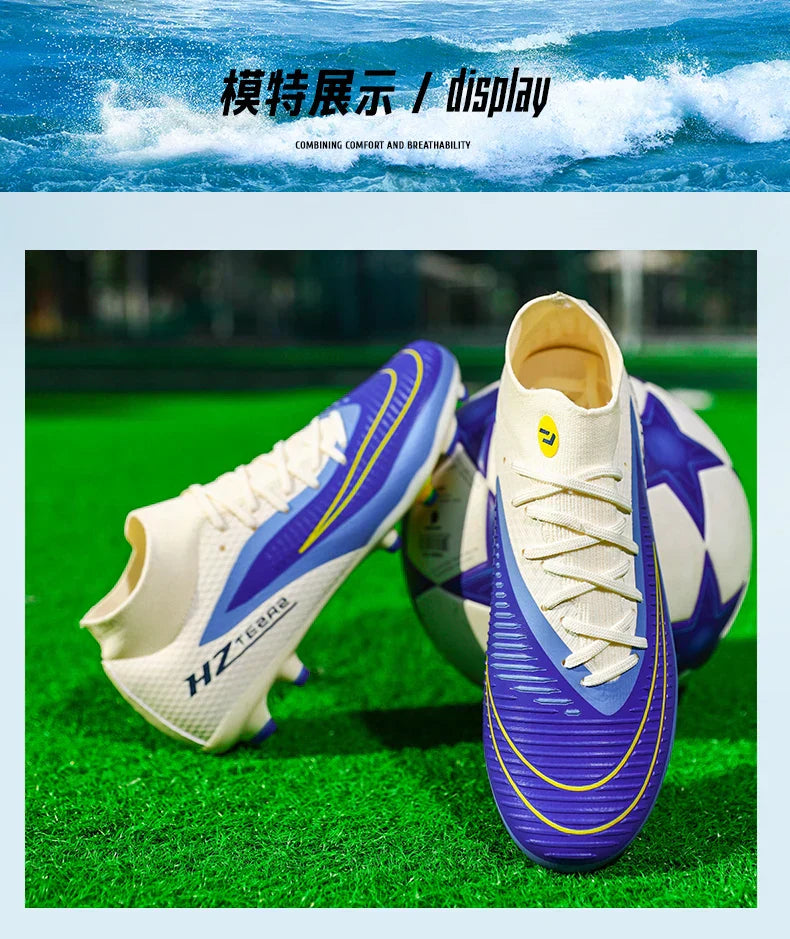Men Football Boots New Society Indoor Cleats Professional Tenis Resistant Breathable Match Training Male Football Shoes Sneakers