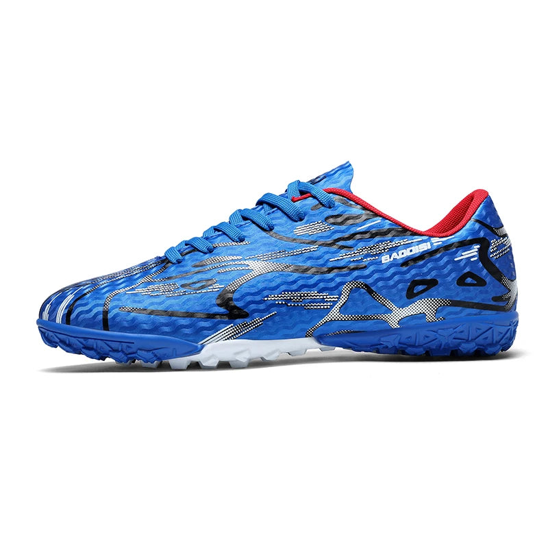 Teenager Boys Girls TF Broken Studs Football Boots Men Women Comfort Turf Soccer Cleats Outdoor Match Training Sports Footwear