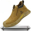 Anti Scald Welding Work Shoes Anti-smash Anti-puncture Men and Women Safety Shoes Protective Boots Wear Resistant Suede Shoes