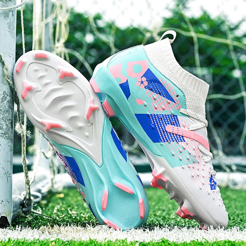 New Professional Men Football Boots Society Soccer Shoes Cleats Indoor Football Field Boot Original Training Fast Chuteira Campo