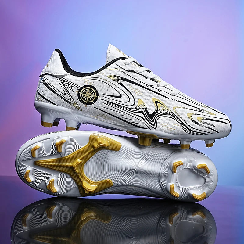 Men Women Soccer Shoes Football Shoes Society Cleats Football Boots Grass Training Studded Resistant Non Slip Outdoor Sneaker