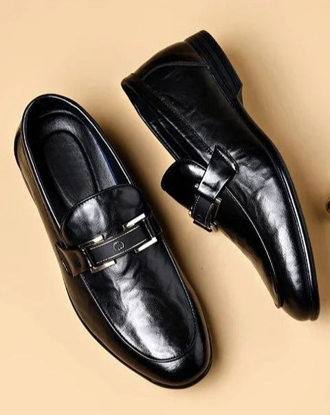 British Style Business Men's Formal Shoes Brown Slip-on Cheap Liquidation Elegant and Classic Leather Casual 39 Social Shoe Male