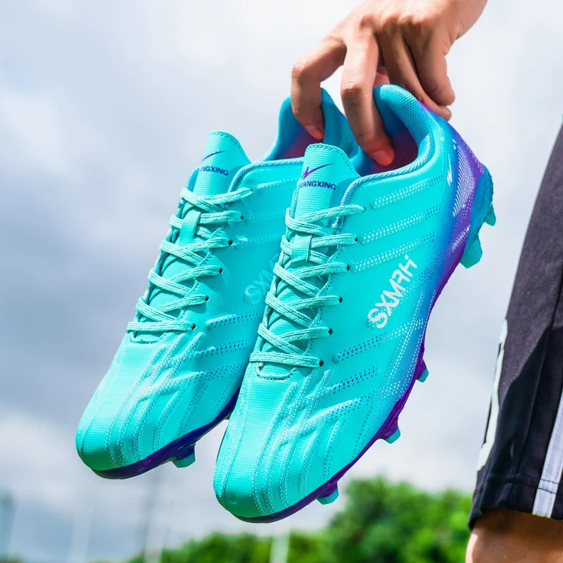 Double Star 2026 New AG Soccer Cleats Low-Top Ultralight Professional Training Outdoor Men's Football Boots Size 35-45