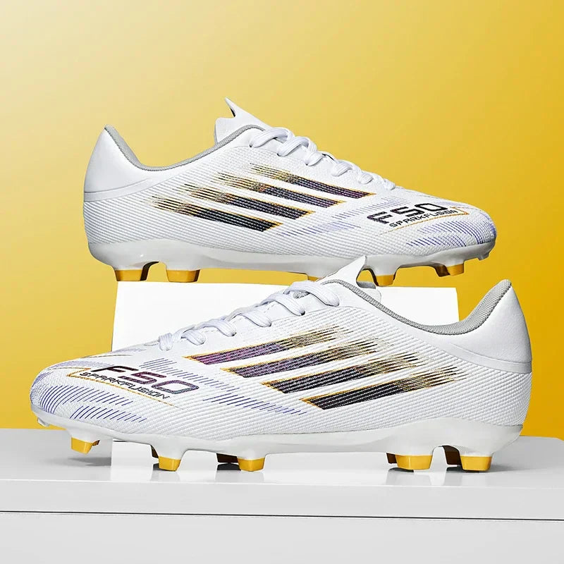 New Men Football Boots Professional Comfortable Sports Shoes Soccer Shoes Boys Sneakers Match Ankle Non-Slip TF/FG Unisex
