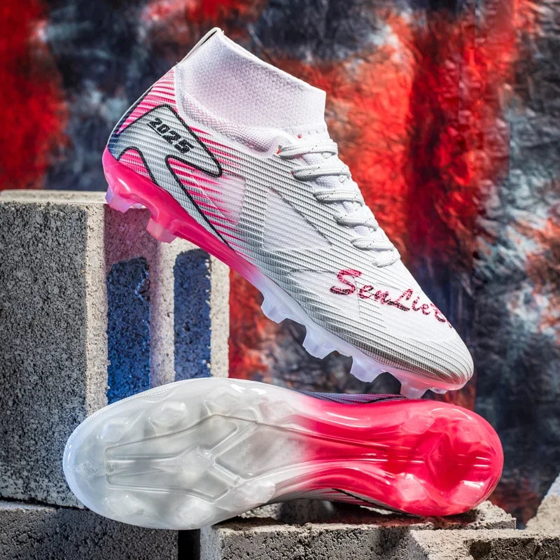 Professional Men Football Shoes Society Cleats Soccer Shoes Indoor Football Field Boots Original Training Fast Chuteira Campo