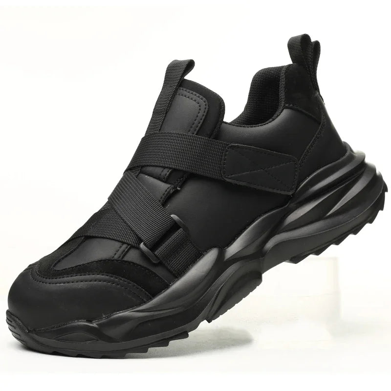 Lightweight Fashion 2024 Safety Shoes For Men Anti-smash Anti-puncture Work Sneakers Steel Toe Shoes Male Work Boots Protective