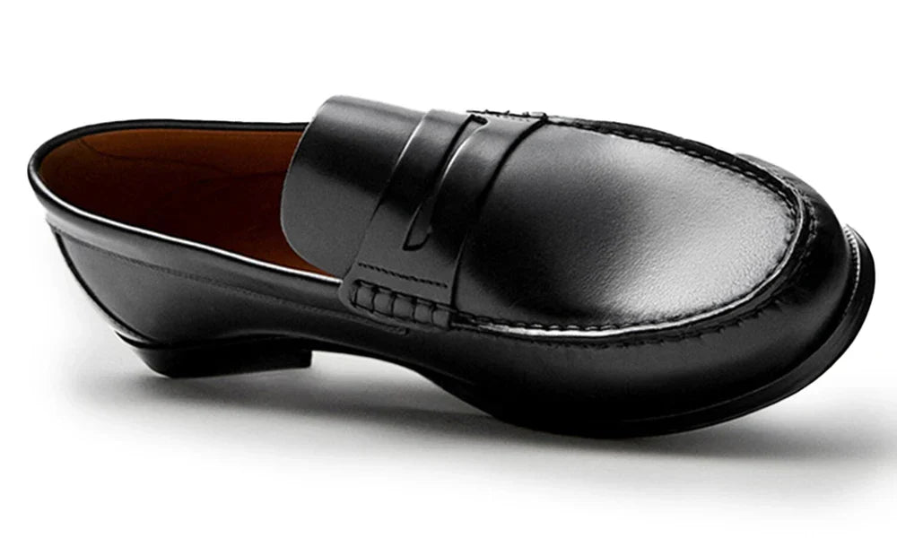 Men's Calf Leather Loafers Breathable Slip-On Casual Moccasins Cowhide Shoes Comfortable Fashion Footwear for Everyday Use