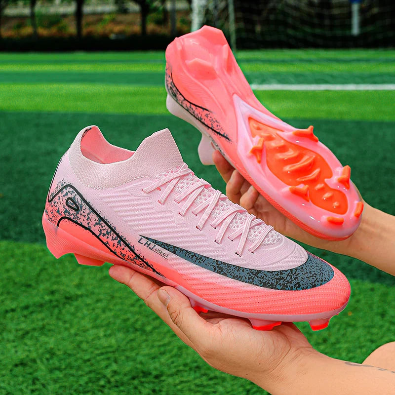 New Men's Soccer Shoes Cleats Sneakers Non-Slip Wholesale Football Boots Training FG Top Quality Drop Shipping Unisex Adult
