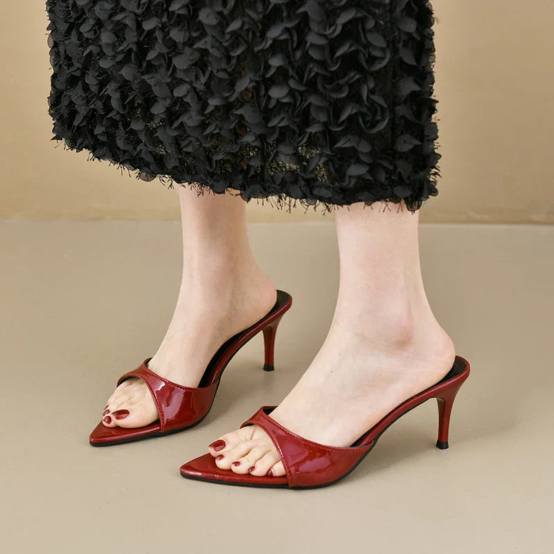 Women's High Heels Summer Women Fashion Classic Pointy Open Toe Stiletto Heels Sexy Women's Party Women's Sandals