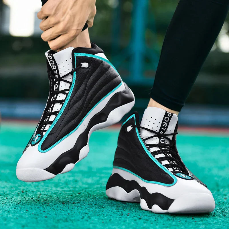 Men's casual outdoor sports classic practical basketball shoes trendy, soft, comfortable, anti-skid and wear-resistant outsole