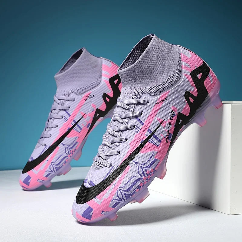 Men Soccer Boots Society Football Boots High Quality Comfortable Field Grass Indoor Training Casual Cleats Boy Football Shoes