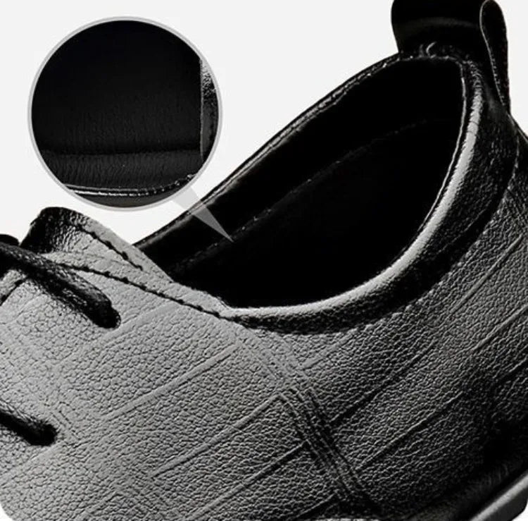 2024 New Men's Height Increasing Soft Leather Breathable Casual Business Elevator Shoes