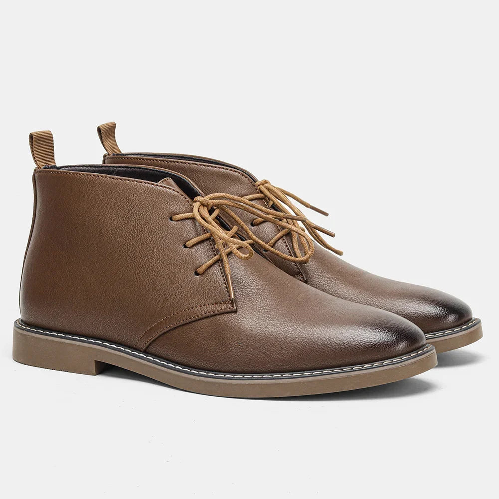 New Style Retro Men Ankle boots Brand Plus Desert Boots Comfortable Leather Boots For Men