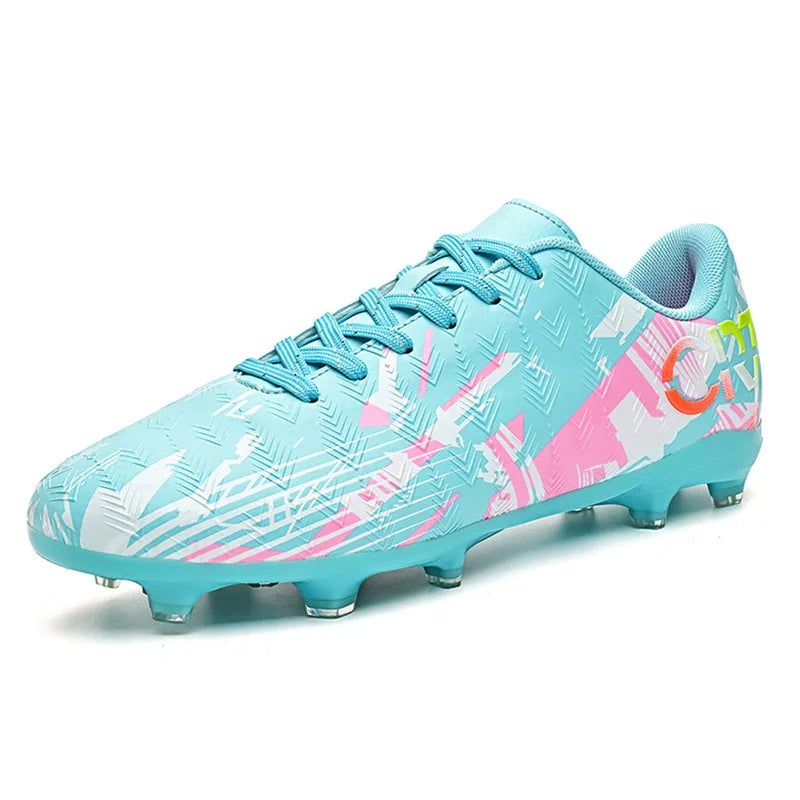 Men's Football Shoe Association Quick Five Up Football Nail Anti Slip Professional Ultra Light Training Football Boot Turf