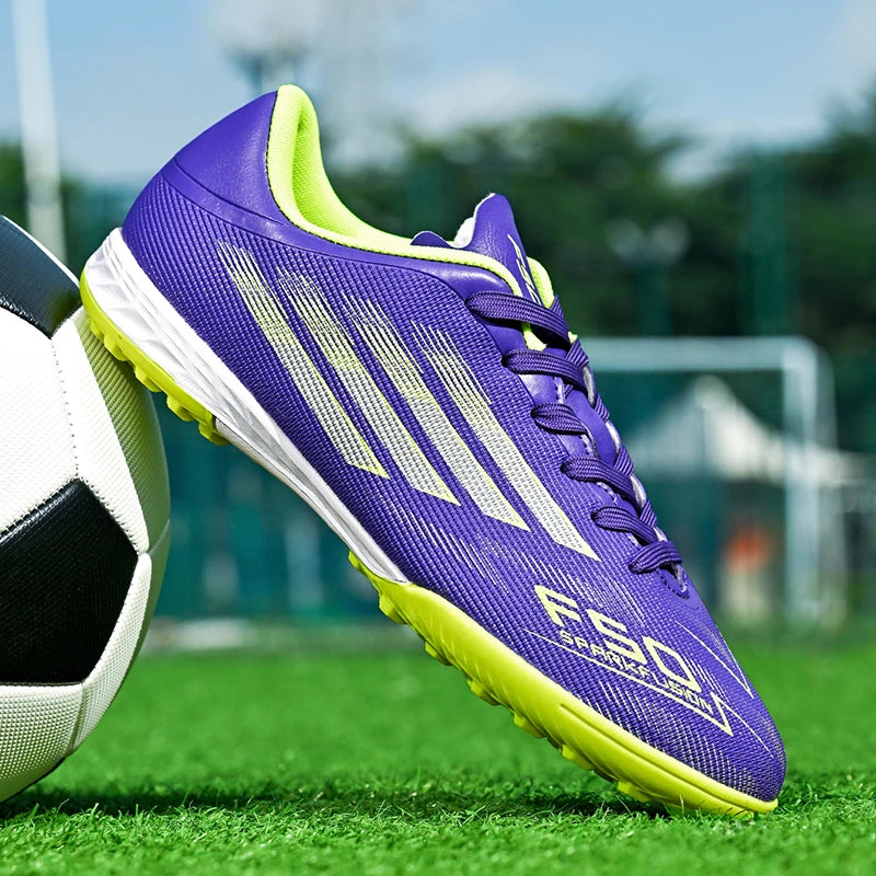 New Men Professional Soccer Shoes Boys Sneakers Match Ankle Football Boots Non-Slip TF/FG Comfortable Sports Shoes Unisex