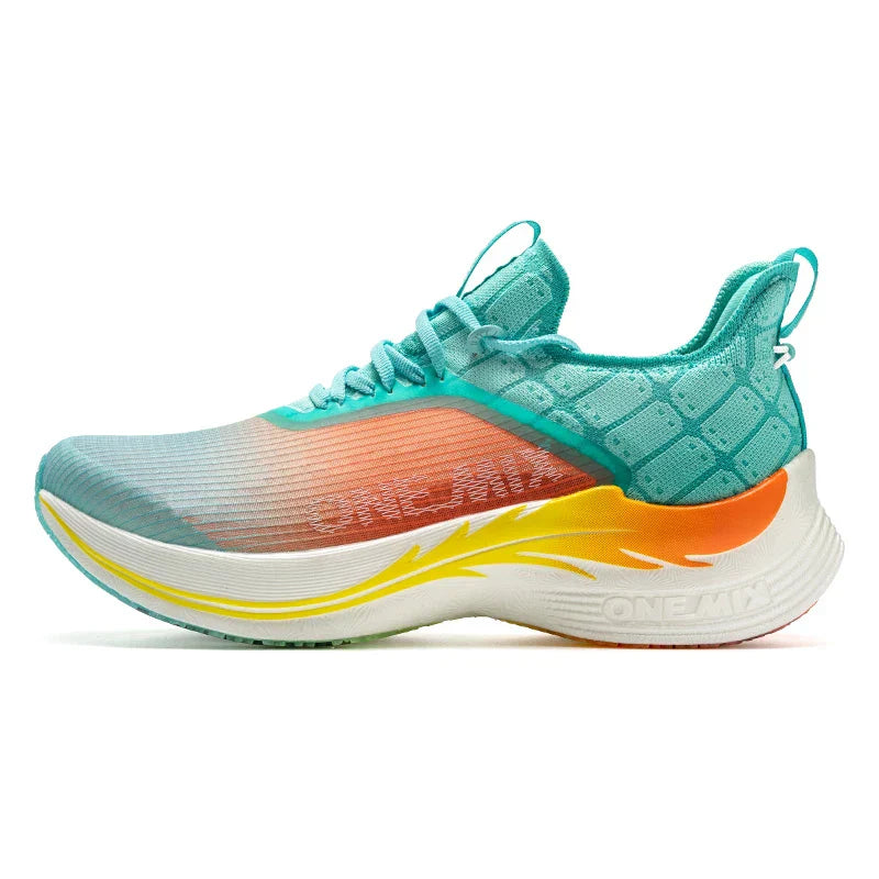 Original Carbon Fiber Running Racing Shoes Professional Marathon Ultra-light Rebound Damping Trail Sport Road Sneakers