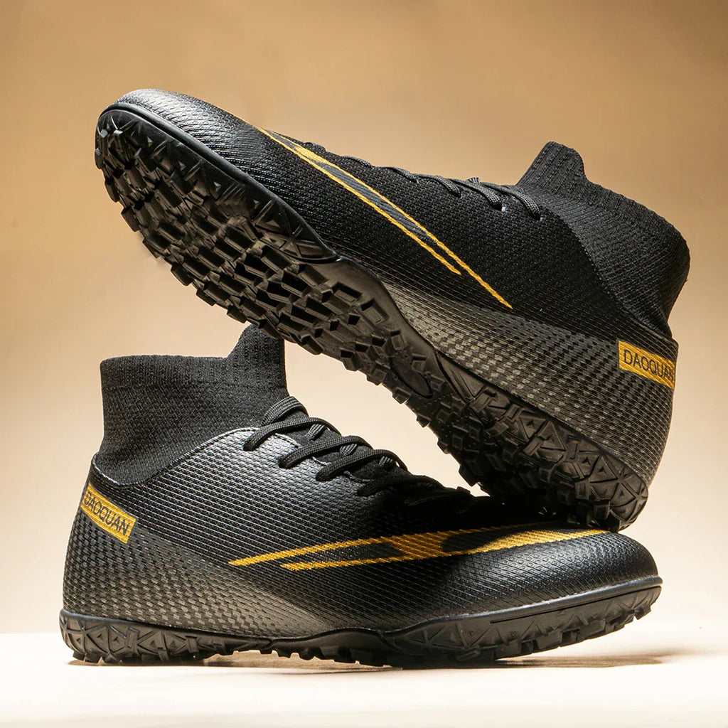 Premium high-top football shoes FG long studs and TF short studs, suitable for both men and women, offer comfort. Sole spikes