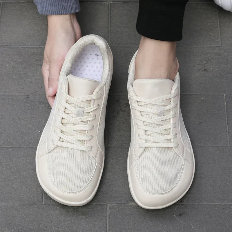 Wide Toe Casual Shoes for Men and Women Barefoot Soft Sole Flats Non Slip Walking Footwear Plus Size Comfortable
