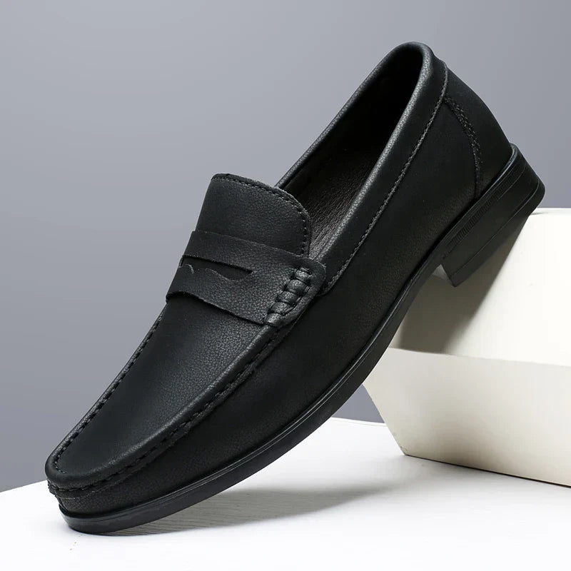 Men's New Style Business Formal Loafers Comfortable Breathable Office Casual Shoe Anti-Slip Outdoor Wear-Resistant Walking Shoes