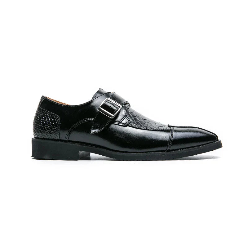 Leather Designer Brand Monks Snake Luxury Men Casual Office Business Man Loafers Mens Moccasins Driving Wedding Dress Male Shoes