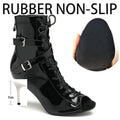 Sgesvier High Women Sandals Thin Heels Soft Stilettos Jazz Dance Female Shoes Sole Customizable Latin Dancing Sexy Plus Size 46
