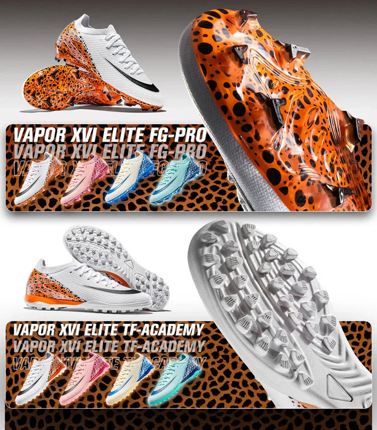 Soccer Cleats for Men Women AG/TF Breathable Cushioned Insole Anti-Slip Outdoor Sports Artificial Grass Football Boots