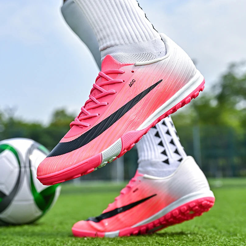Professional Mens Football Boots Training Soccer Cleats Boys Football Shoes Unisex Sneaker Wholesale Outdoor Soccer Shoes