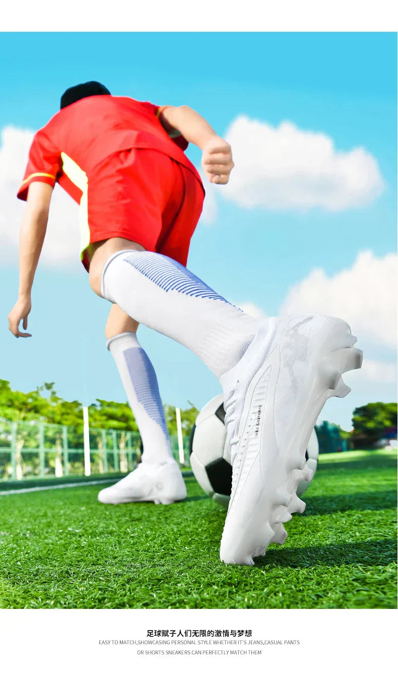 New Men Professional Soccer Shoes Unisex Ultralight Football Boots Training Wholesale Breathable Indoor Futsal Drop Shipping