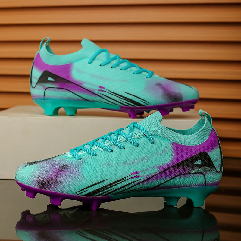 Men Original Soccer Shoes Society Sneaker Top Quality Indoor Long Spikes Resistant Sports Match Unisex Training Football Shoes