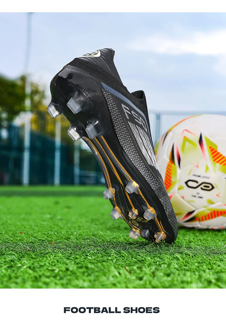 New Men's Soccer Shoes Sport Ultralight Football Boots Turf Comfortable Fg Grass Cleats Futsal Non Slip Outdoor Adult Non-Slip