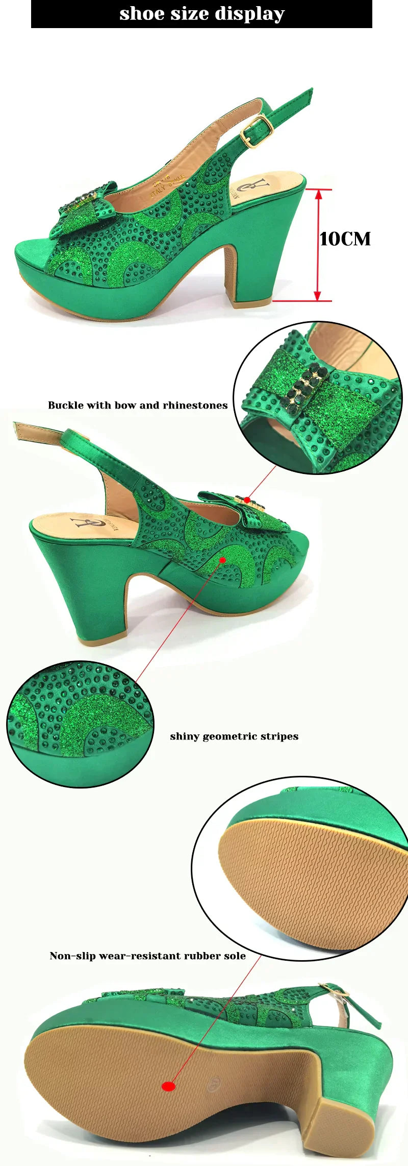 Designer Black Heels Women Sandals Summer 2022 Platform High Heel Fashion Floral Rhinestone Wedding Party Women Shoes