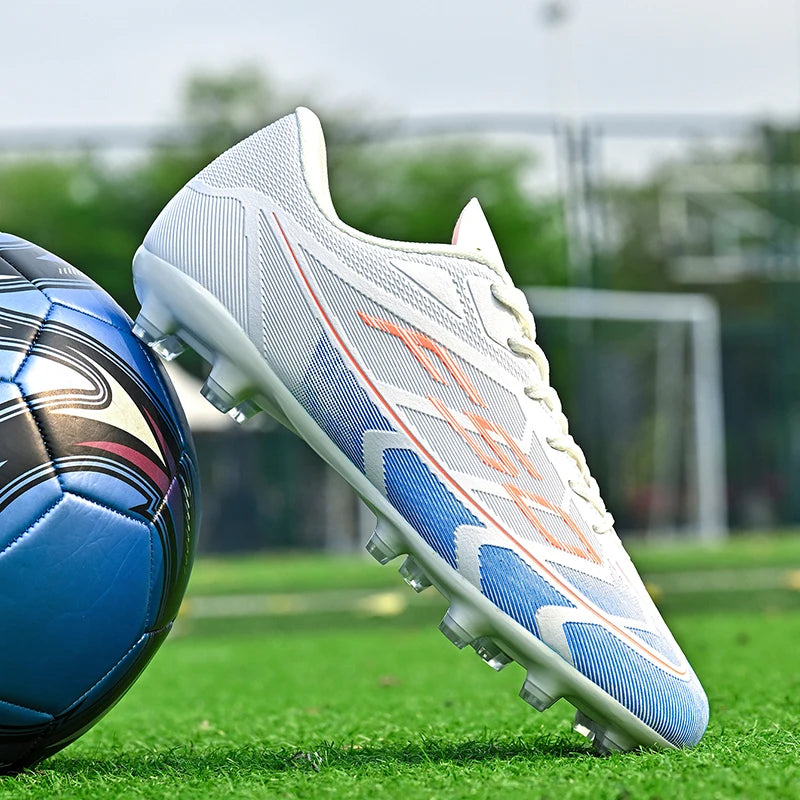 New Men Football Boots Sports Shoes Breathable Non-Slip High-quality Soccer Shoes Outdoor Match Futsal High Ankle Ultralight