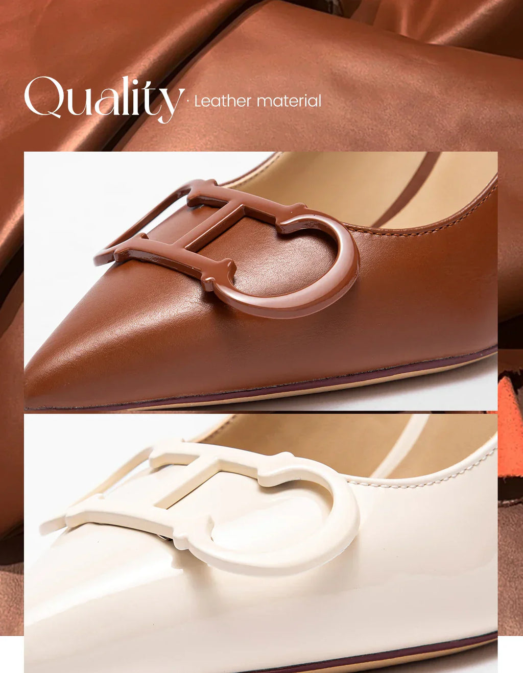 Women's High Heels New Pointed Metal Buckle Party Carnival Women's Shoes 9cm