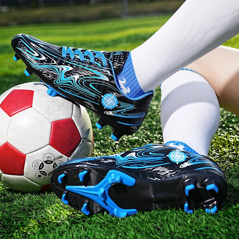 Men Women Soccer Shoes Football Shoes Society Cleats Football Boots Grass Training Studded Resistant Non Slip Outdoor Sneaker