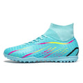 Fashion TF Turf football shoes PU Fabric Integrated Upper Rubber Wear Resistant Sole Anti-slip For Men Women Match